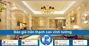 Thi công đóng trần thạch cao tại TPHCM, Bình Dương, Đồng Nai