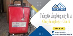 Thông tắc cống bằng máy lò xo tại Cần Thơ【Ưu đãi giảm 10%】