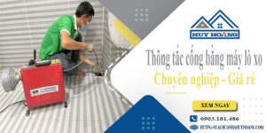 Thông tắc cống bằng máy lò xo tại Mê Linh【Ưu đãi giảm 10%】