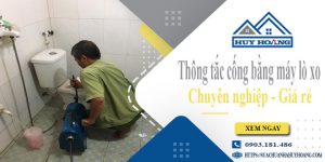 Thông tắc cống bằng máy lò xo tại Phú Nhuận【Ưu đãi 10%】