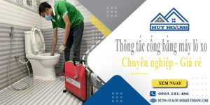 Thông tắc cống bằng máy lò xo tại quận 10【Ưu đãi giảm 10%】