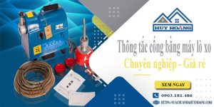 Thông tắc cống bằng máy lò xo tại quận 5【Ưu đãi giảm 10%】