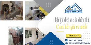 Báo giá dịch vụ sửa chữa nhà tại Vũng Tàu | Cam kết giá rẻ nhất