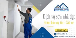 Báo giá dịch vụ sơn nhà tại Dĩ An【Gọi Ngay 0903181486】