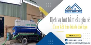 Báo giá rút hút hầm cầu tại Sóc Trăng giá rẻ【BH 10 năm】