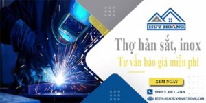 Thợ hàn sắt, Inox tại Quận 8【Hỗ trợ tư vấn báo giá miễn phí】