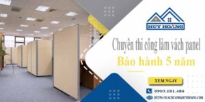 Chuyên thi công làm vách panel tại Bình Tân【Bảo hành 5 năm】