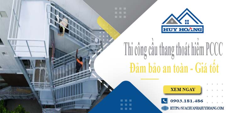 Báo giá cầu thang thoát hiểm PCCC tại Biên Hoà -【Giảm 20%】