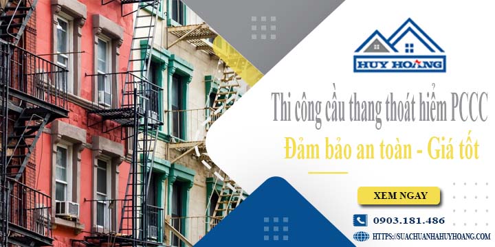 Báo giá cầu thang thoát hiểm PCCC tại Dĩ An -【Giảm 20%】