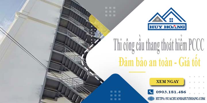 Báo giá cầu thang thoát hiểm PCCC tại Long An -【Giảm 20%】