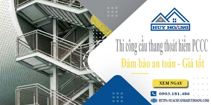 Báo giá cầu thang thoát hiểm PCCC tại Nhà Bè -【Giảm 20%】