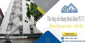 Báo giá cầu thang thoát hiểm PCCC tại Quận 6 -【Giảm 20%】