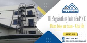 Báo giá cầu thang thoát hiểm PCCC tại Quận 9 -【Giảm 20%】