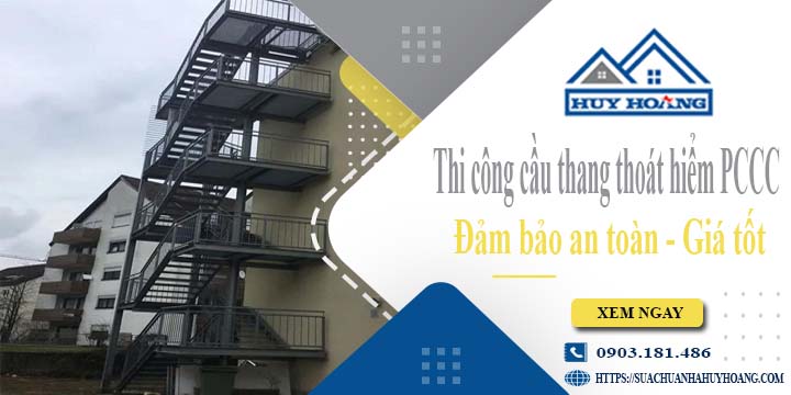 Báo giá cầu thang thoát hiểm PCCC tại Vũng Tàu -【Giảm 20%】