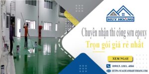 Chuyên nhận thi công sơn epoxy tại Phú Nhuận -【Chỉ từ 65k/m²】