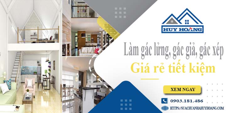 Làm gác lửng, gác giả, gác xép tại Nha Trang -【Tiết Kiệm 20%】