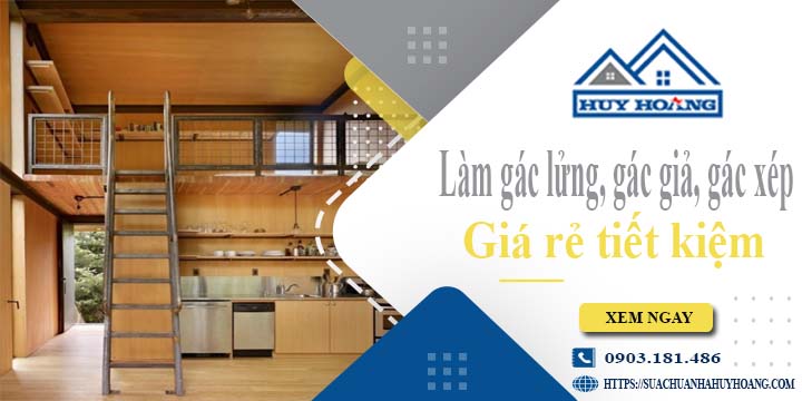 Làm gác lửng, gác giả, gác xép tại Phú Nhuận -【Tiết Kiệm 20%】